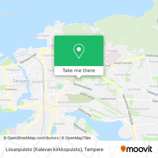 Liisanpuisto (Kalevan kirkkopuisto) map