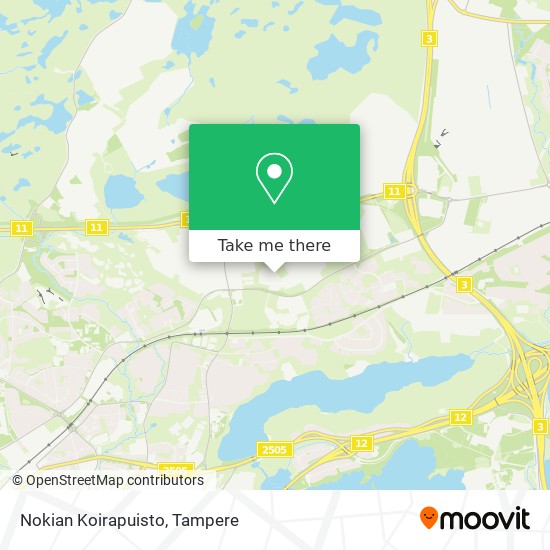Nokian Koirapuisto map