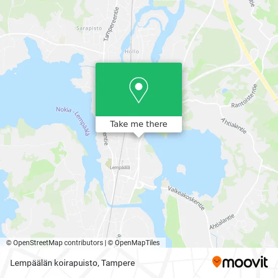 Lempäälän koirapuisto map