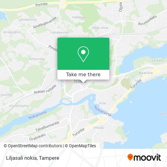 Liljasali nokia map