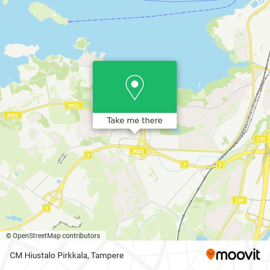 CM Hiustalo Pirkkala map