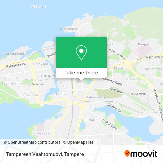Tampereen Vaahtomuovi map