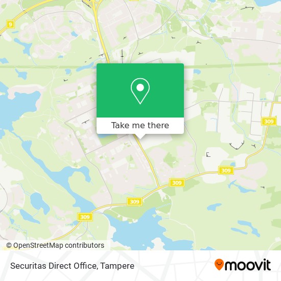 Securitas Direct Office map