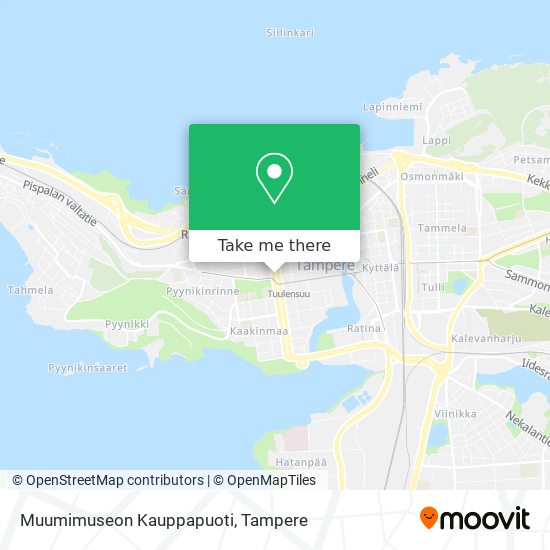 Muumimuseon Kauppapuoti map