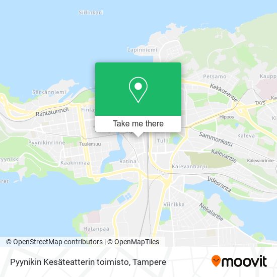 Pyynikin Kesäteatterin toimisto map