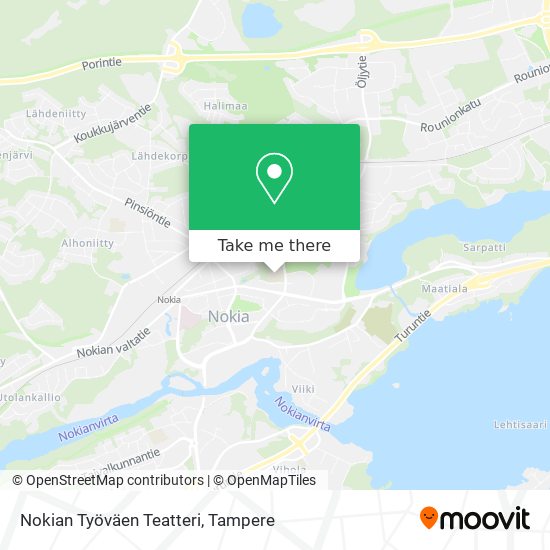 Nokian Työväen Teatteri map