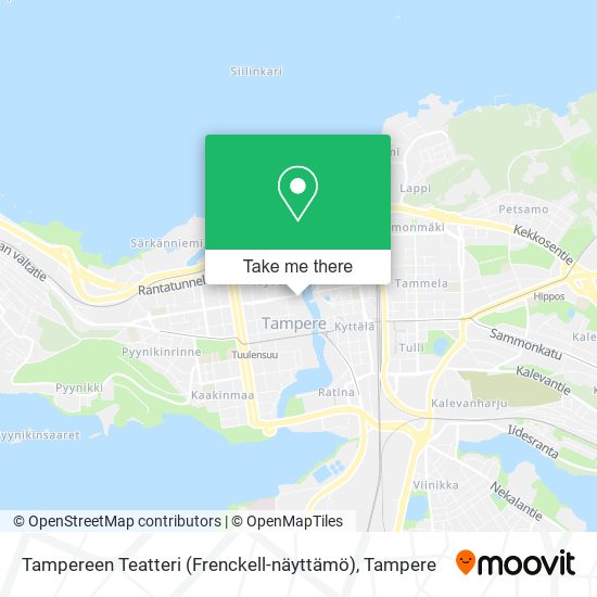 Tampereen Teatteri (Frenckell-näyttämö) map