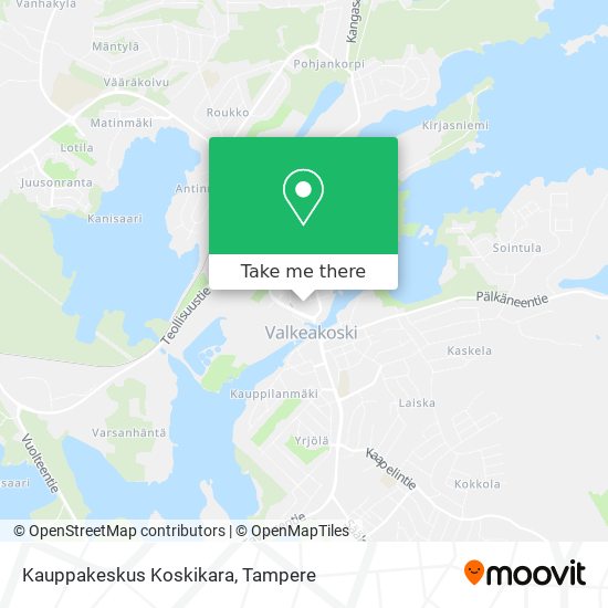 Kauppakeskus Koskikara map