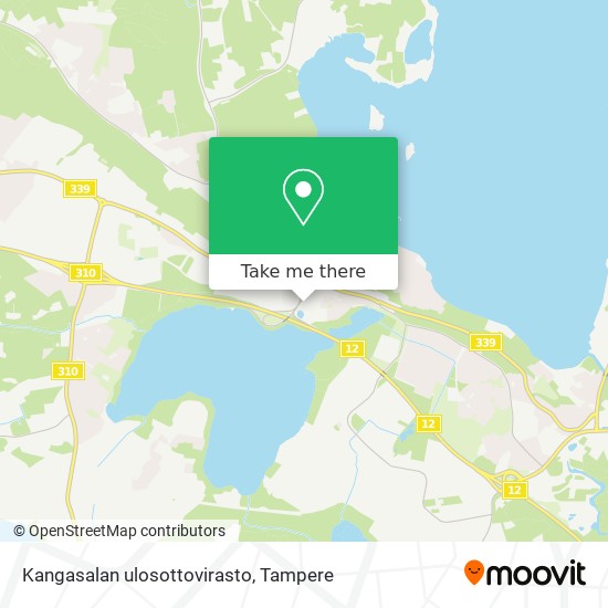 Kangasalan ulosottovirasto map