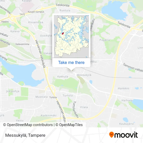 Messukylä map