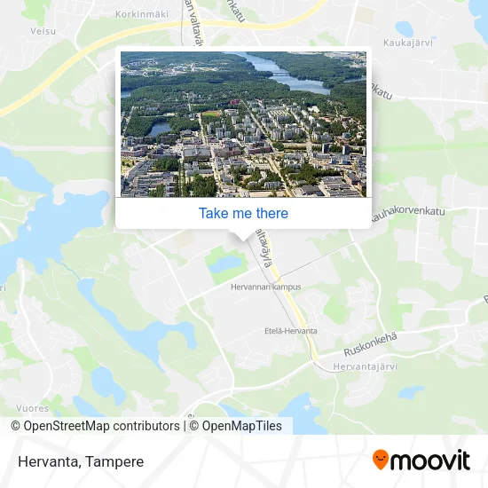 Hervanta map
