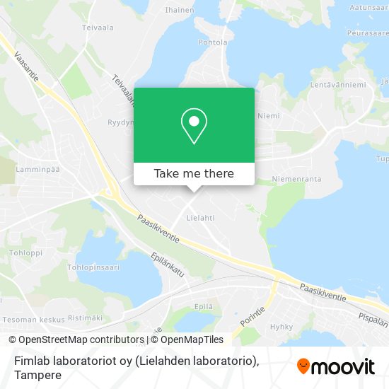 Fimlab laboratoriot oy (Lielahden laboratorio) map