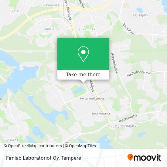 Fimlab Laboratoriot Oy map
