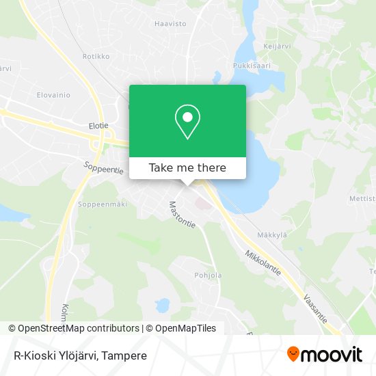 R-Kioski Ylöjärvi map
