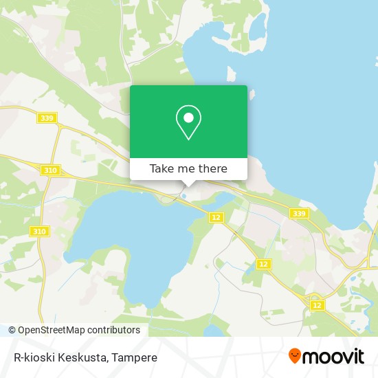 R-kioski Keskusta map