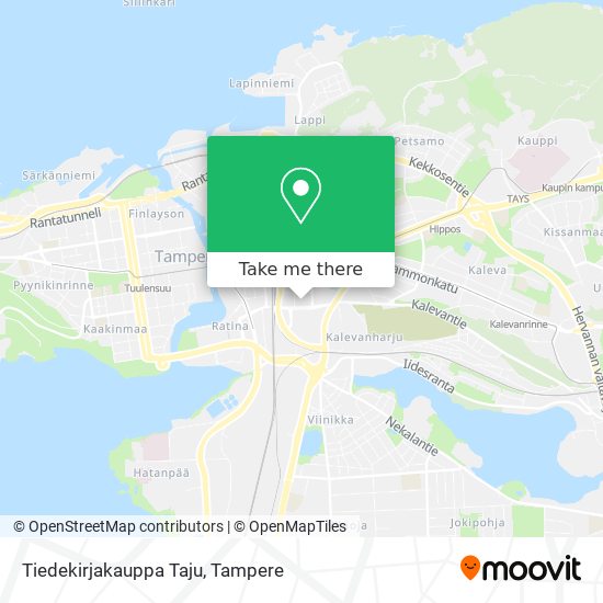 Tiedekirjakauppa Taju map