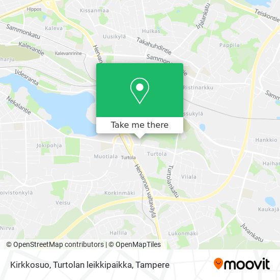 Kirkkosuo, Turtolan leikkipaikka map