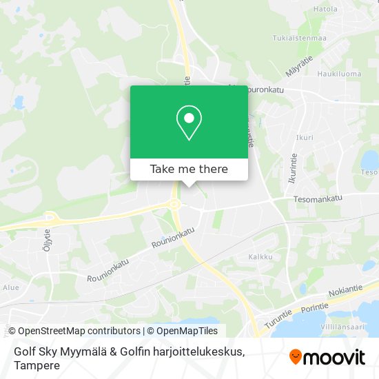 Golf Sky Myymälä & Golfin harjoittelukeskus map