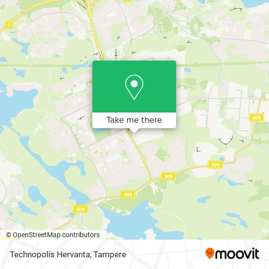 Technopolis Hervanta map