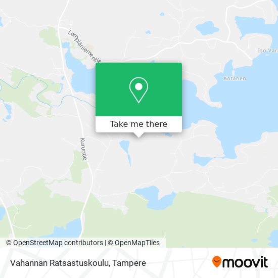 Vahannan Ratsastuskoulu map
