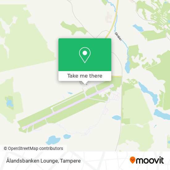 Ålandsbanken Lounge map