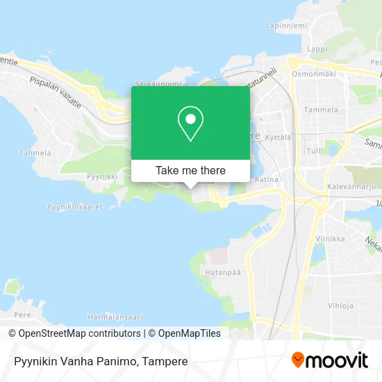 Pyynikin Vanha Panimo map