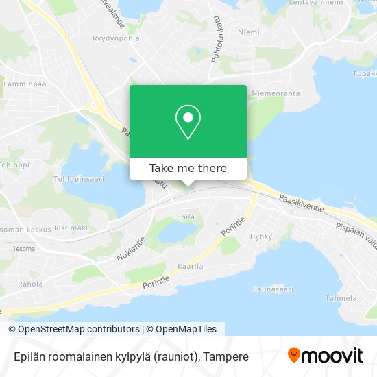 Epilän roomalainen kylpylä (rauniot) map