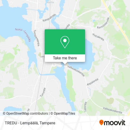 TREDU - Lempäälä map