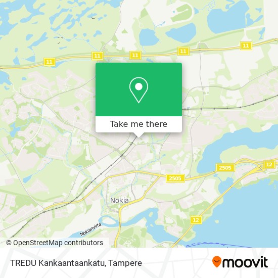 TREDU Kankaantaankatu map