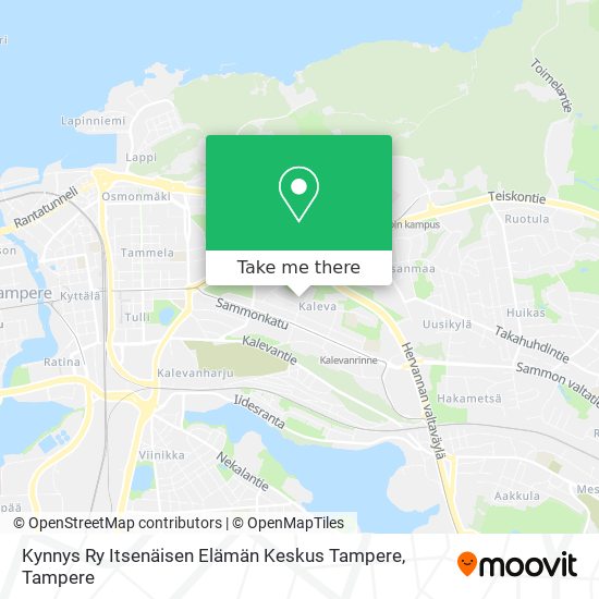 Kynnys Ry Itsenäisen Elämän Keskus Tampere map