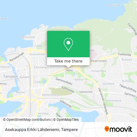 Asekauppa Erkki Lähdeniemi map