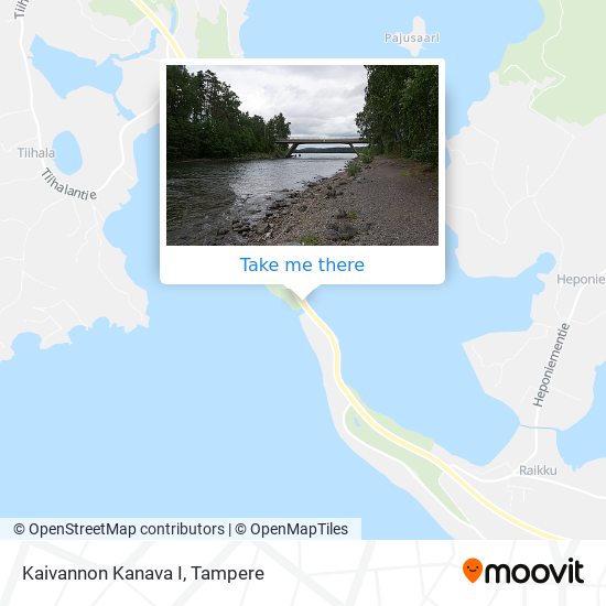 Kaivannon Kanava I map