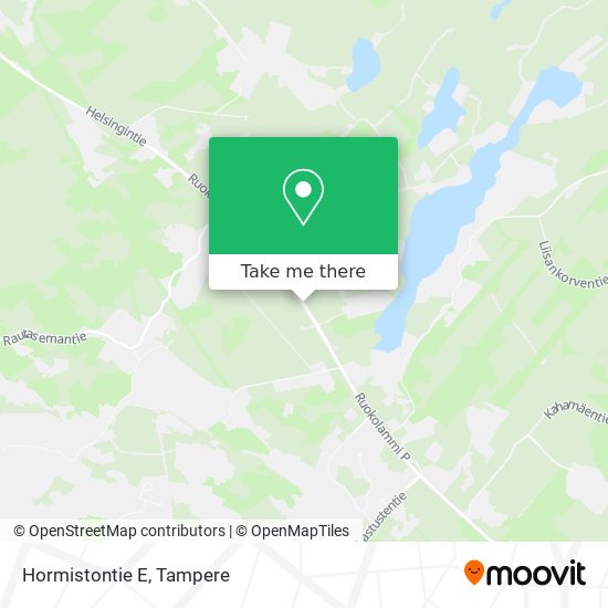 Hormistontie E map