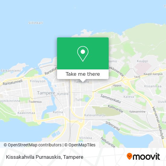 Kissakahvila Purnauskis map