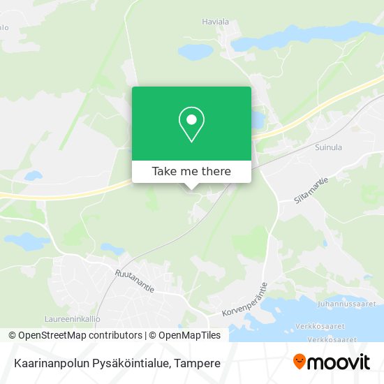 Kaarinanpolun Pysäköintialue map