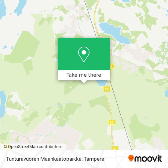 Tunturavuoren Maankaatopaikka map