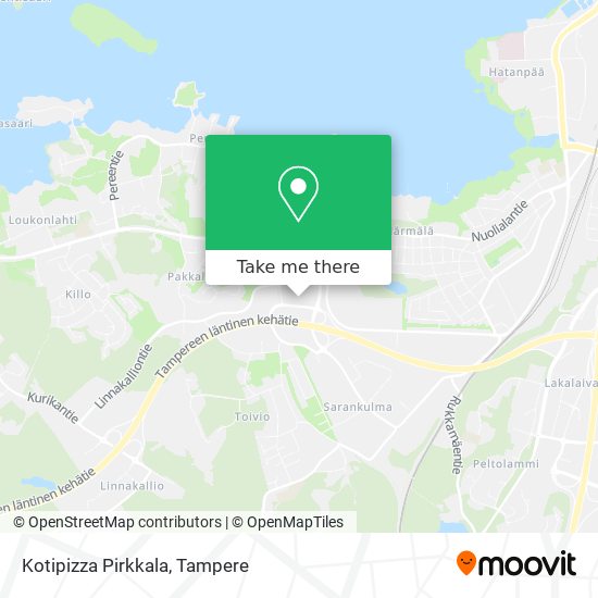 Kotipizza Pirkkala map