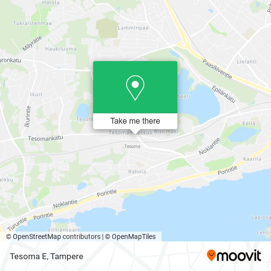 How to get to Tesoma E in Tampere by Bus?