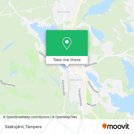 Sääksjärvi map