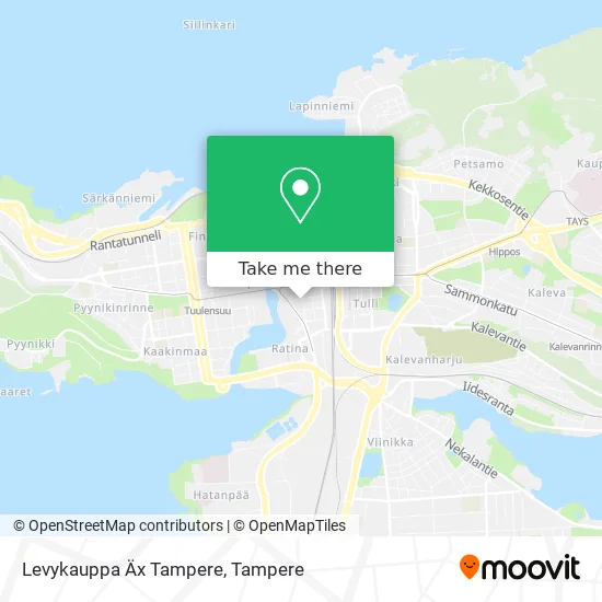 Levykauppa Äx Tampere map