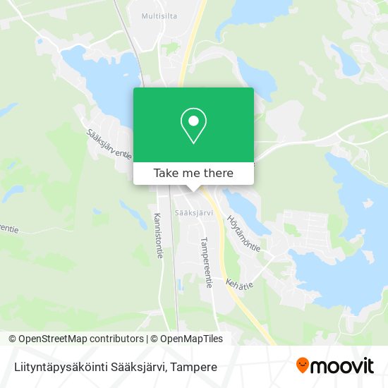 Liityntäpysäköinti Sääksjärvi map