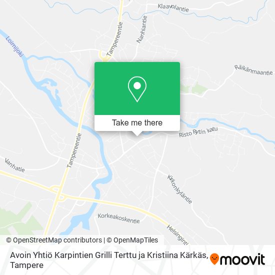 Avoin Yhtiö Karpintien Grilli Terttu ja Kristiina Kärkäs map
