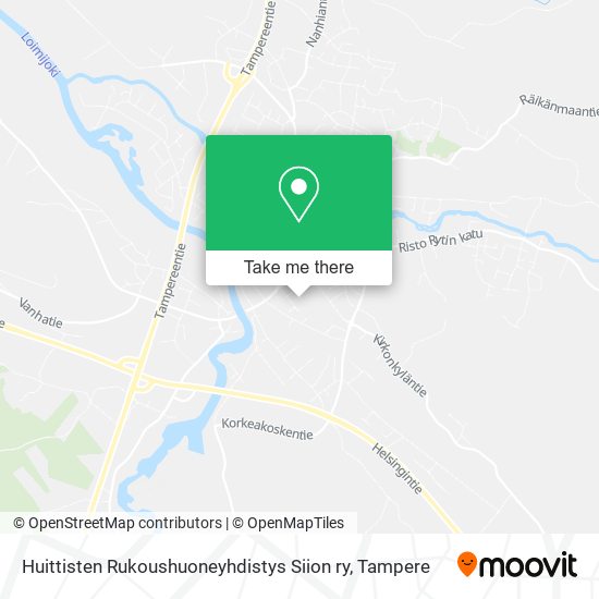 Huittisten Rukoushuoneyhdistys Siion ry map