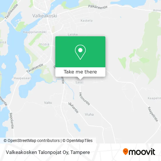 Valkeakoski Farmers map