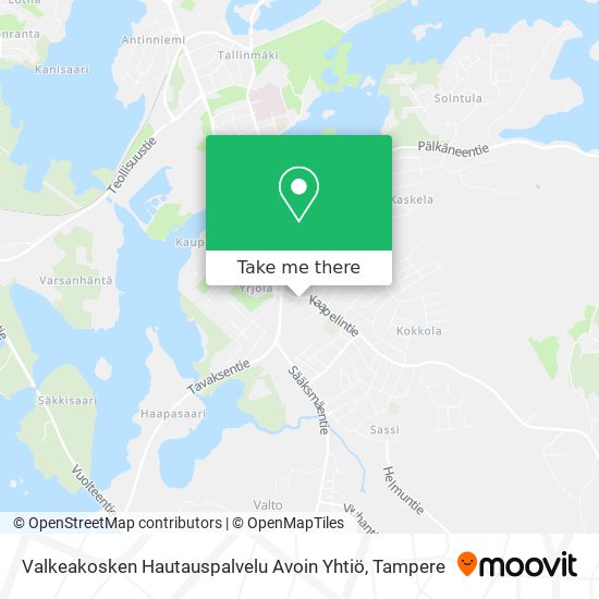 Valkeakosken Hautauspalvelu Avoin Yhtiö map