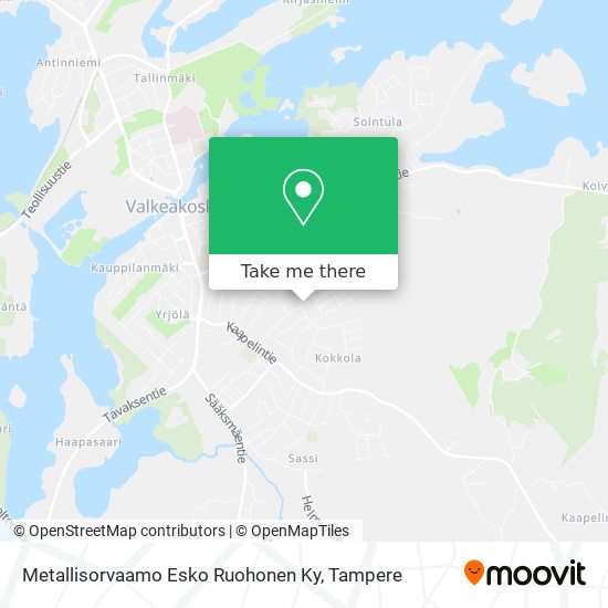 Metallisorvaamo Esko Ruohonen Ky map