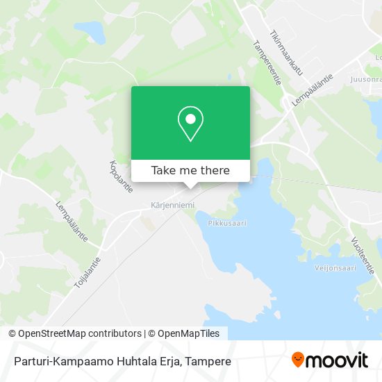 Parturi-Kampaamo Huhtala Erja map