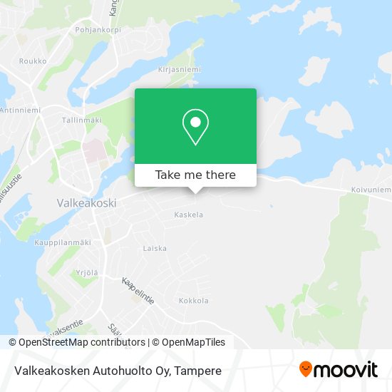 Valkeakosken Autohuolto Oy map