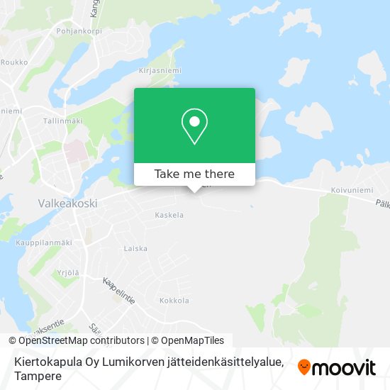 Kiertokapula Oy Lumikorven jätteidenkäsittelyalue map