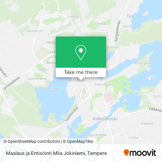 Maalaus ja Entisöinti Miia Jokiniemi map